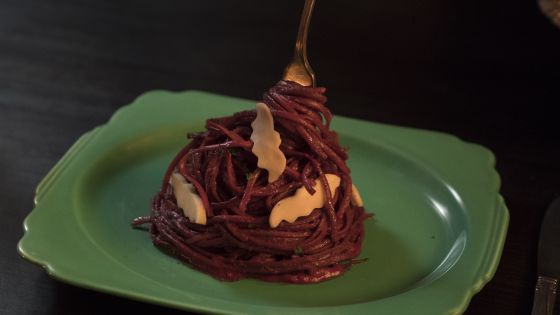 Vampire Red Wine Pasta