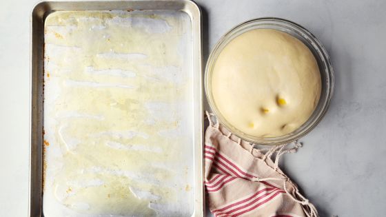 Step Six: Oil The Baking Sheet