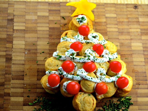 Herb-Crescent Christmas Trees