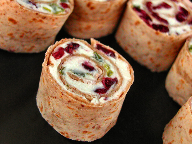 Cranberry Feta Pinwheels