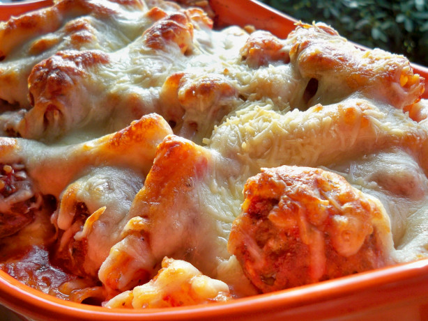 Baked Rigatoni with Meatballs
