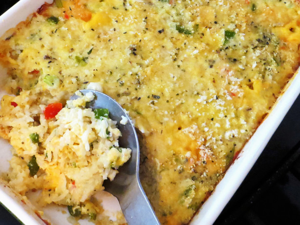 Creole-Baked Cheese Rice