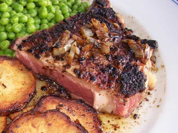 Broiled Steak with Whiskey Sauce