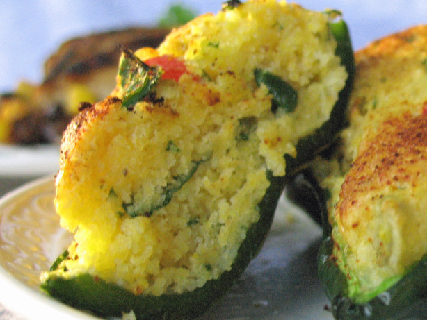 Corn Muffin Poblano Cups