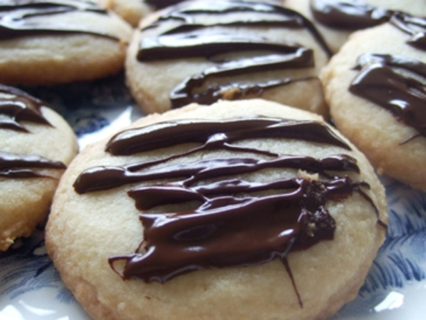 Chocolate-Dipped Shortbread Cookies