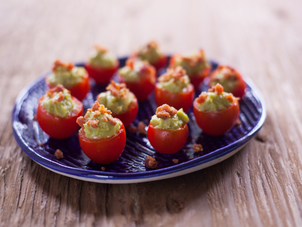 Avocado-Stuffed Cherry Tomatoes