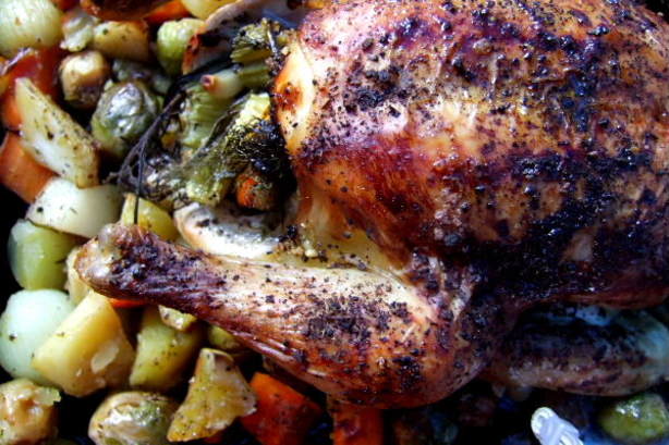 Orange Roasted Chicken And Vegetable Avalanche Recipe - Food.com