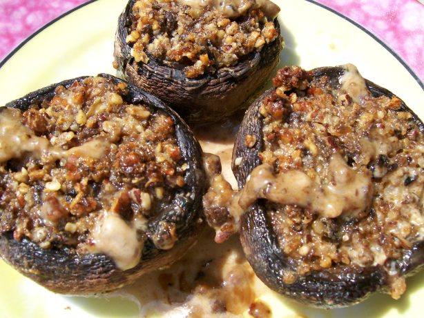 Pecan-Stuffed Mushrooms Recipe - Thanksgiving.Food.com