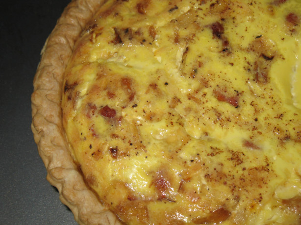 Low Fat Bisquick Crust Bacon And Cheese Quiche Recipe - Food.com