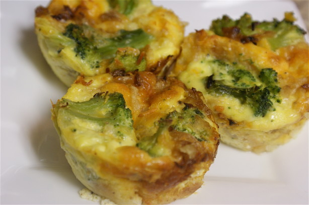 Broccoli And Cheese Mini Quiche Recipe - Food.com
