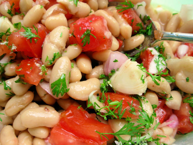 Dilled White Bean And Grape Tomato Salad Recipe - Food.com