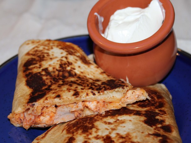 Buffalo Chicken Quesadillas
