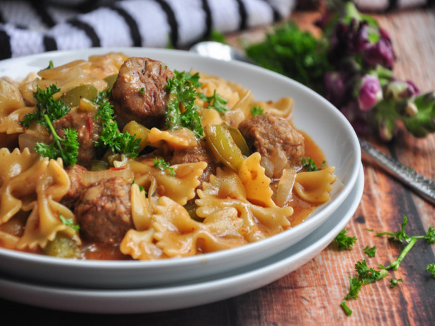 Skillet Meatball Goulash