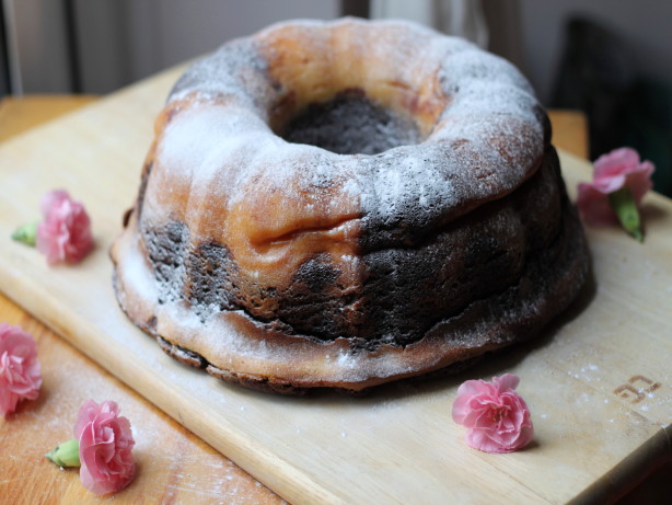 Rich Fudge Ribbon Bundt Cake
