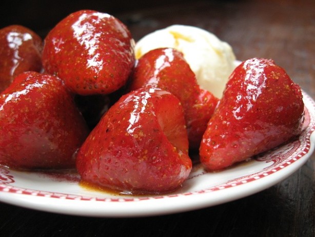 Cinnamon-Glazed Strawberries