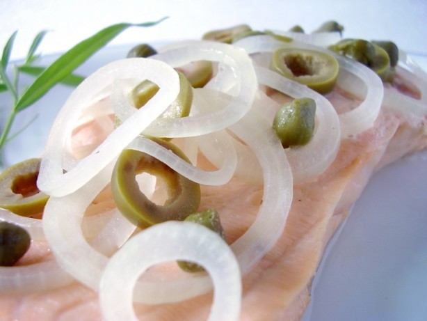 Poached Champagne Salmon
