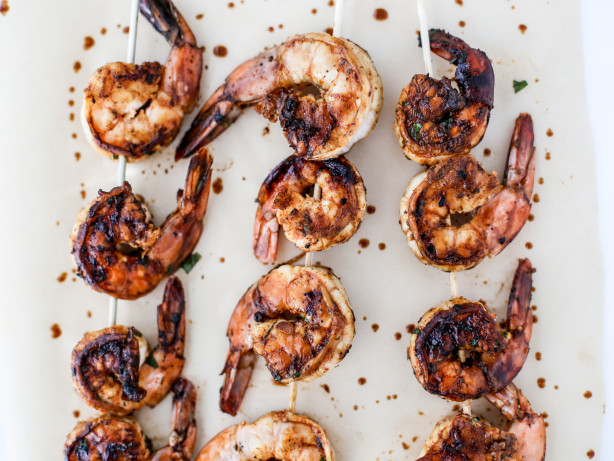 Grilled Shrimp With Garlic & Herbs