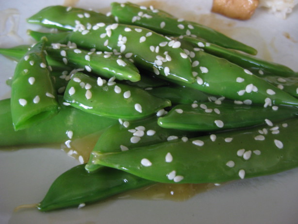 Orange-Glazed Sugar Snap Peas