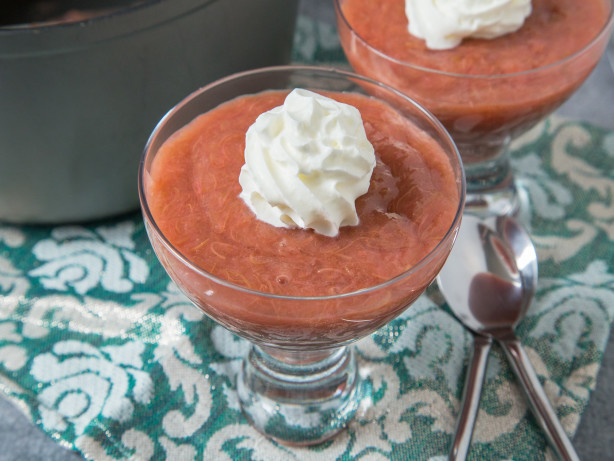 Norwegian Rhubarb Pudding