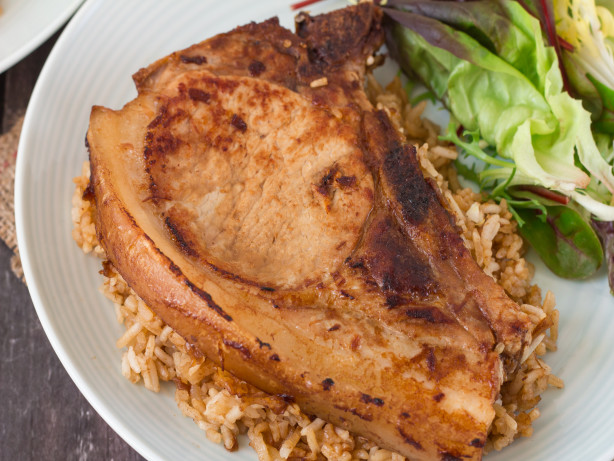 Pork Chops & Rice