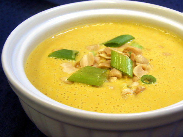 Thai Peanut Pumpkin Soup