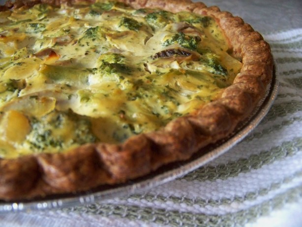 Spinach & Mushroom Tofu Quiche