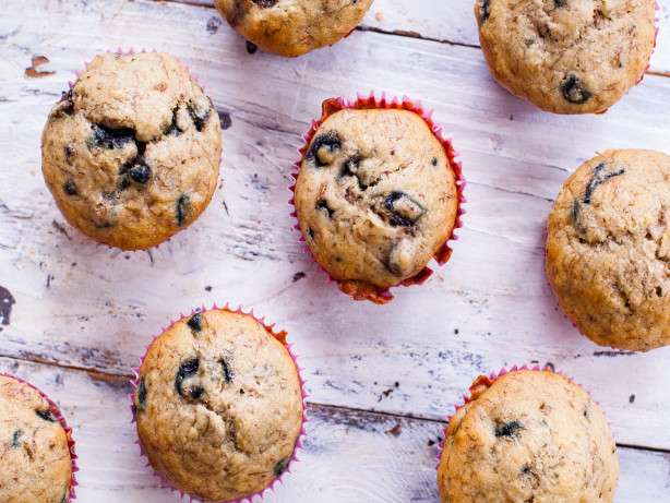 Banana Blueberry Muffins