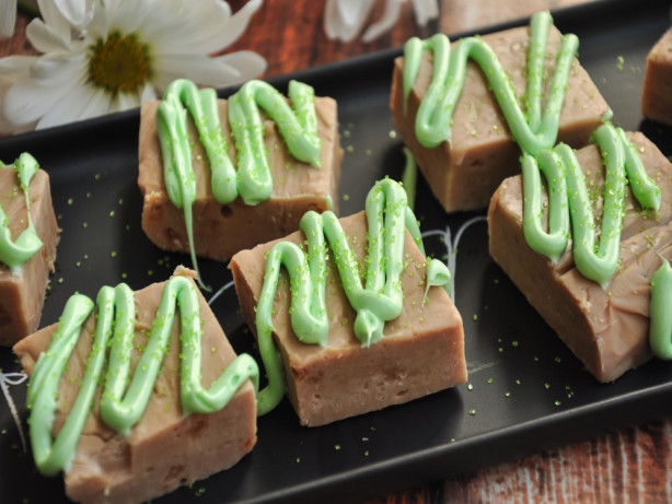 Shamrock Toffee Fudge