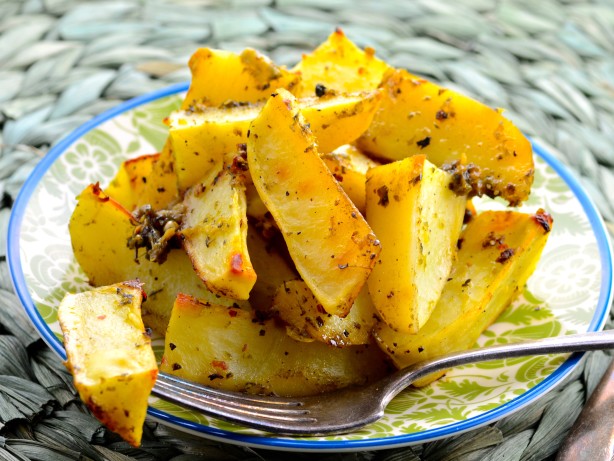 Basil-Garlic Oven Fries