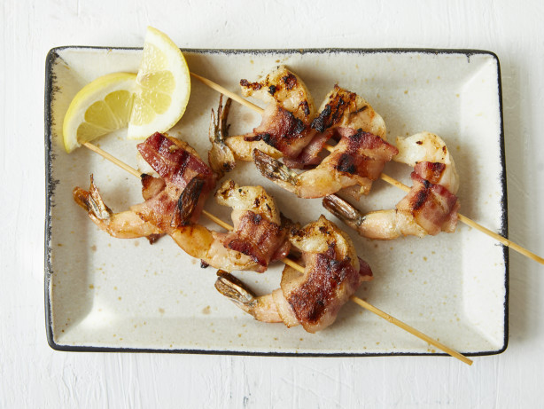 Grilled Bacon Wrapped Shrimp
