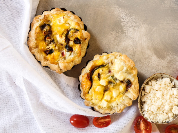 Vegetable & Feta Tarts