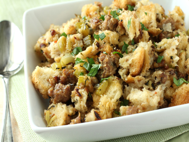 Slow-Cooker Sausage Stuffing