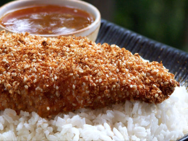Sesame Chicken with Apricot Sauce