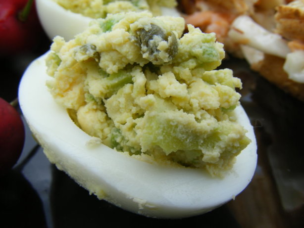 Avocado Angel Eggs