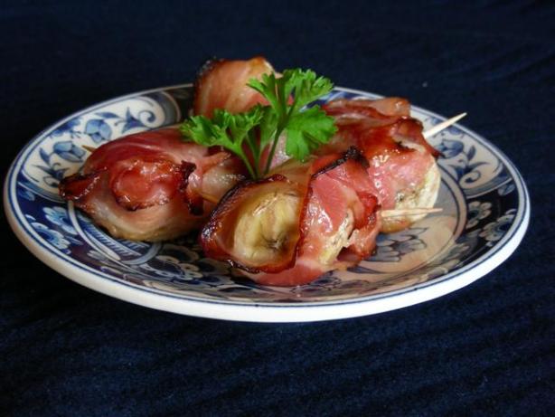 BBQ Bacon & Banana Rolls