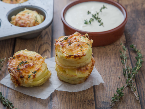 Twice-Baked Potato Gratin Muffins