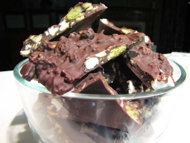Rocky Road Chocolate Bark