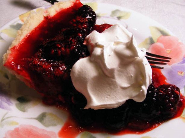Raspberry Jell-O Pie