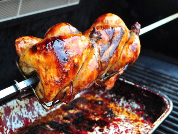 Rotisserie BBQ Cornish Game Hens