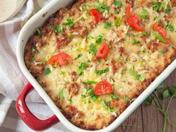 Ground Beef or Turkey Casserole