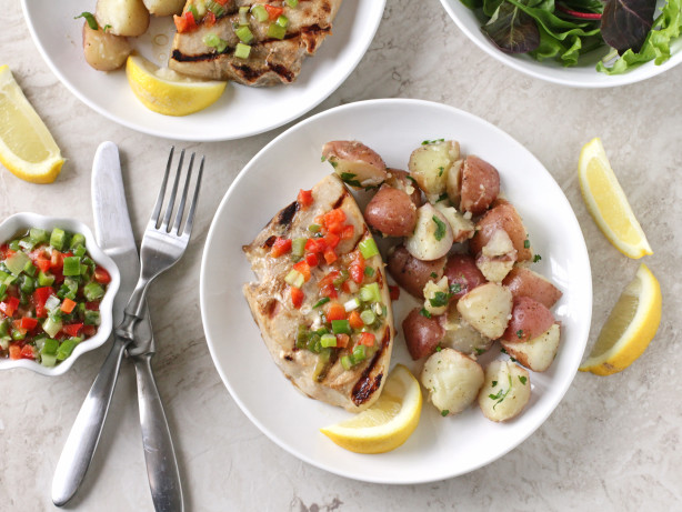 Ginger, Lemon & Garlic Swordfish Steak