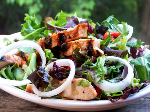 Ginger-Marmalade Grilled Chicken Salad