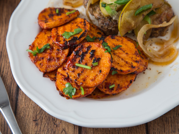 Crispy Barbecued Sweet Potatoes