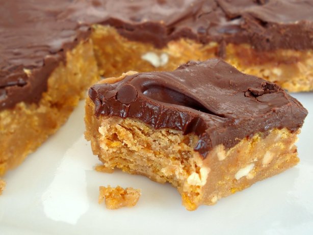 No-Bake Chocolate Cornflake Bars