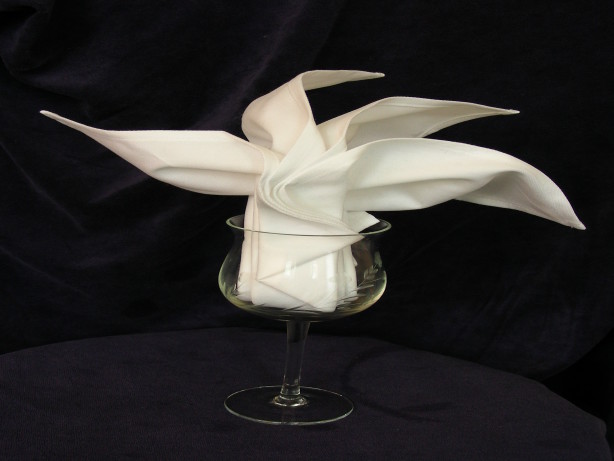 Serviette Napkin Folding, Sydney Opera Fan In Wine Glass Recipe - Food.com