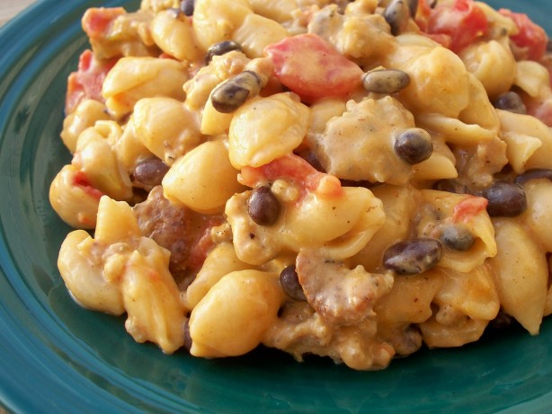 Beefy Shells & Cheese
