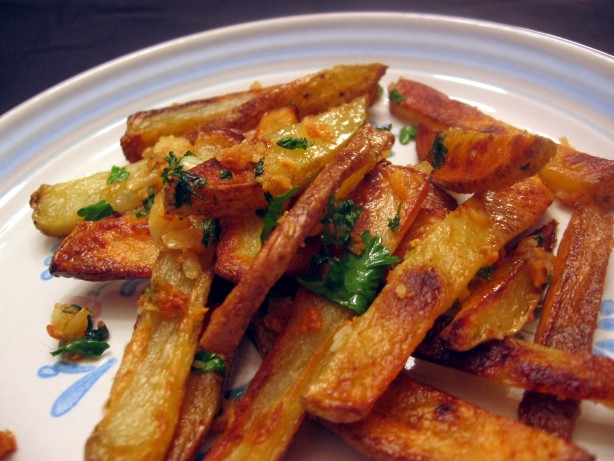 Baked Garlic Fries
