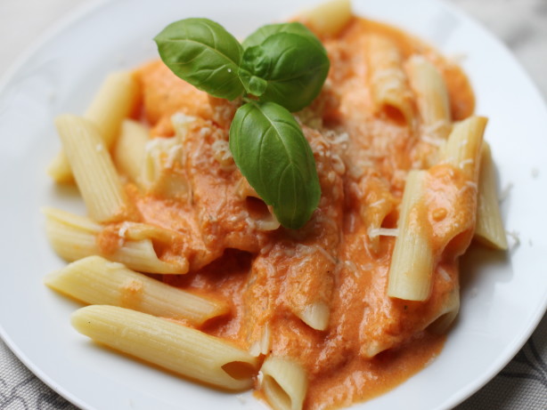 Pasta with Vodka Cream Sauce