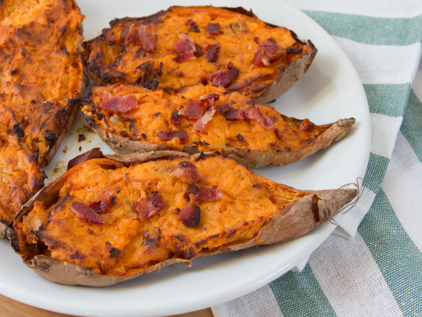 Twice-Baked Sweet Potatoes