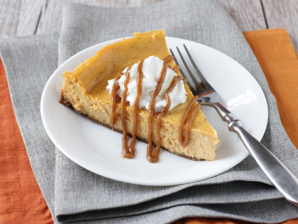 Pumpkin Cheesecake with Gluten Free Gingersnap Crust